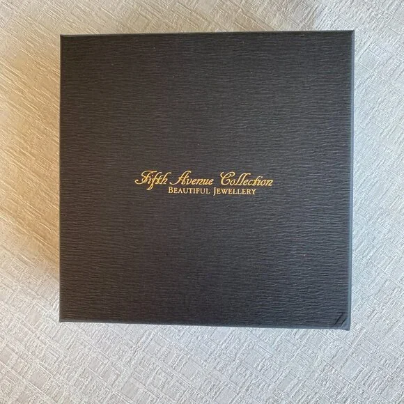 Rose Gold Cubic Zirconia Earrings & Faux Pearl Necklace - Picture 5 of 5